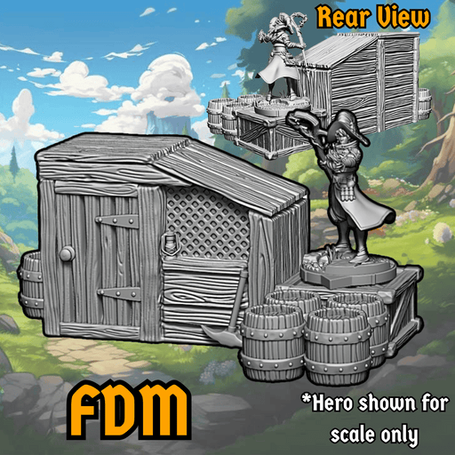 Crystal Collapse FDM/PLA Mine Shack - Only-Games