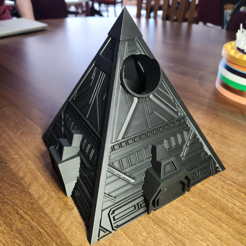 Alien Pyramid Dice Tower - (Designed by FatesEnd) - Only-Games