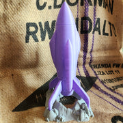 Retro Rocket Dice Tower - Chonky Dice Size (Designed by FatesEnd) - Only-Games