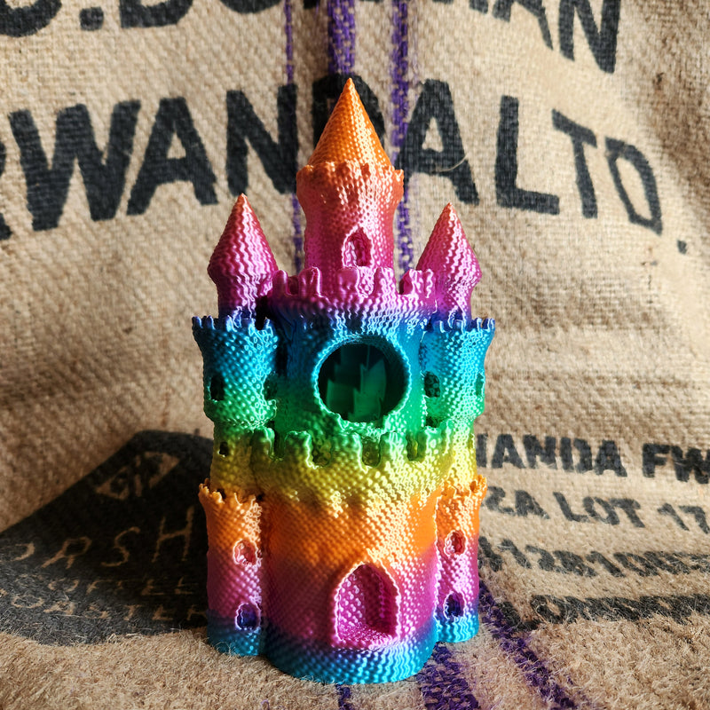 Knitted Dice Tower - Designed by FatesEnd - Only-Games