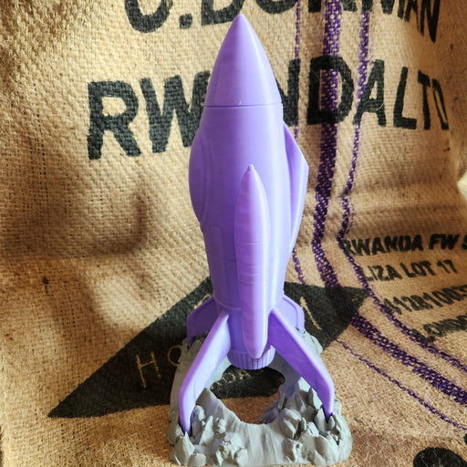 Retro Rocket Dice Tower - Chonky Dice Size (Designed by FatesEnd) - Only-Games