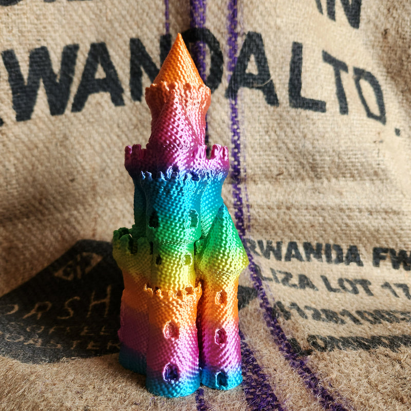 Knitted Dice Tower - Designed by FatesEnd - Only-Games