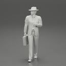 Businessman Walking and Holding His Briefcase - Only-Games