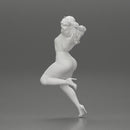 Sexy Secretary posing With Kneeling On An Office Chair - Only-Games