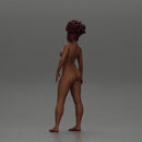 Naked hip-hop black girl wtih curly hair - Only-Games