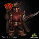 Fingrith Sharpaper [PRE-SUPPORTED] Gambler Dwarf Hunter - Only-Games