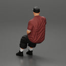 Gangster homie in cap Sitting On the car And Smoking Cigar - Only-Games