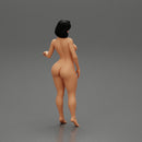 Naked Contented Attractive Elegant Stewardess Posing - Only-Games