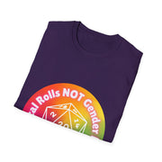 Critical Rolls NOT Gender Roles Unisex Softstyle T-Shirt - Only-Games