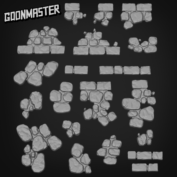 Basing Bits 160 - Cobblestones - Only-Games