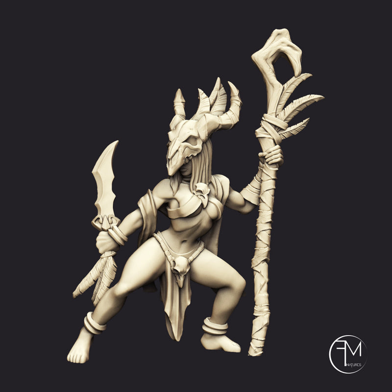 Blood Priestesses - 3 Units (AMAZONS! Kickstarter) - Only-Games