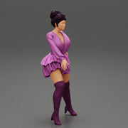 Beautiful Young Attractive Woman Wearing Dress and boot - Only-Games