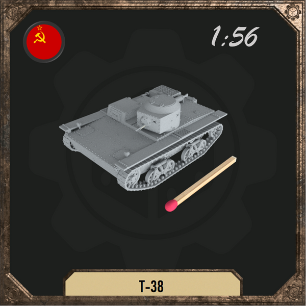 1/56 T-38 amphibious tank