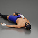 Defeated fighter lying on the floor after the battle - Only-Games