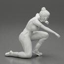 Young Woman Working In Service Station sitting and fixing a car - Only-Games