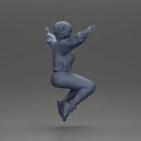 girl being carried on the man's shoulders - Only-Games