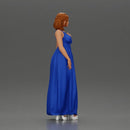 fashionable girl standing and posing in a robe and heels - Only-Games