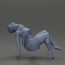 Sad man sitting pulls drowning girl from the ocean merge - Only-Games