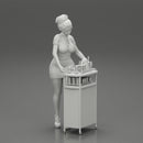 2 Models - flight attendant serving drinks to passengers on board - Only-Games