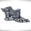 Half Arch Door Wall: Ancient Ruins GRIMDARK Terrain Set - Only-Games