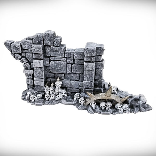 Half Arch Door Wall: Ancient Ruins GRIMDARK Terrain Set - Only-Games