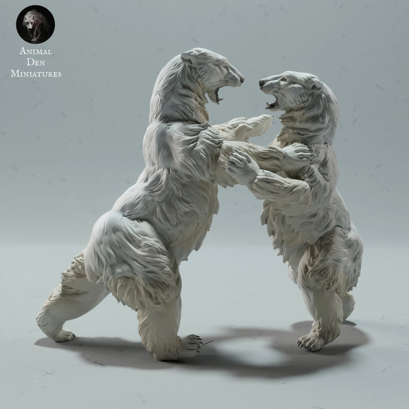 Polar Bears Fighting 1/43 - Only-Games