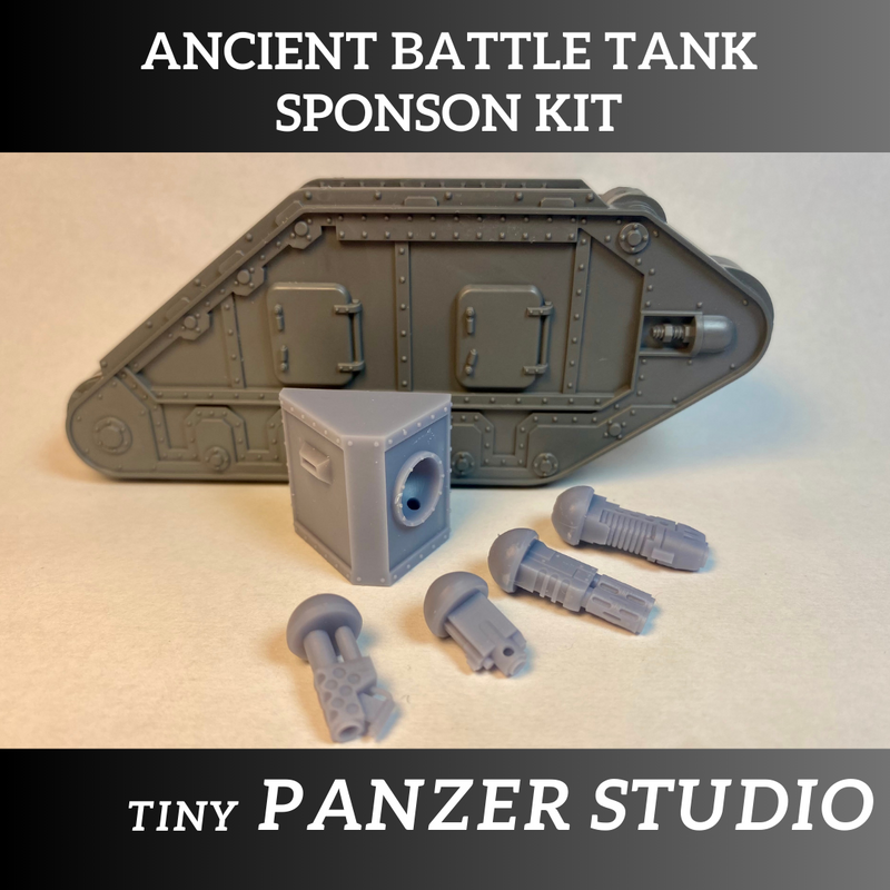 Sponson Kit for Ancient Imperial Battle Tank - Only-Games