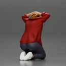 Chola Girl in open shirt sitting putting his hands behind head about to be arrested - Only-Games