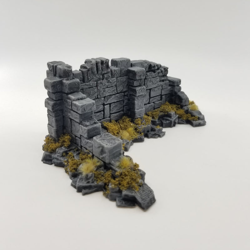 Basic Corner Wall A: Ancient Ruins Terrain Set - Only-Games