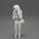 Sexy girl in swimsuit sitting - Only-Games