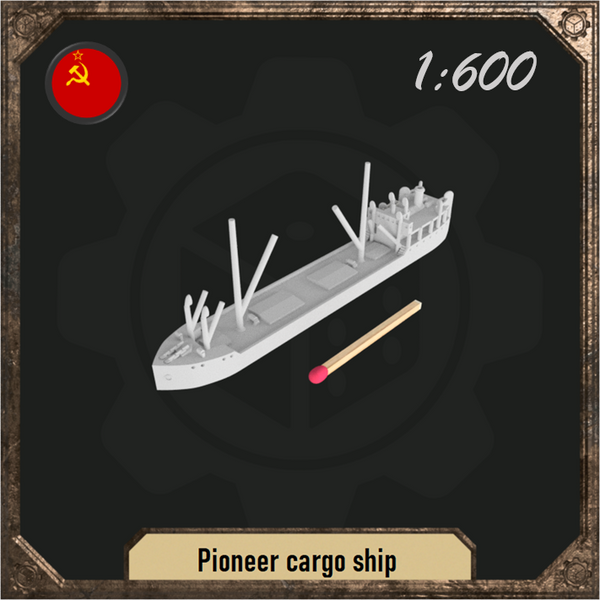 1/600 Pioneer cargo ship