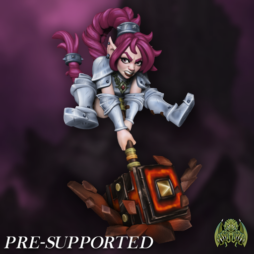 [NSFW] Tess Thunderfoot [PRE-SUPPORTED] Female Warrior Paladin Halfling Fighter - Only-Games