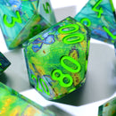 Bluemorn Grove | Art Core Dice | 7 Piece Set - Only-Games