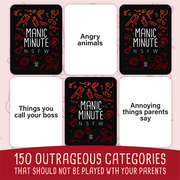 Lujaro Games: Manic Minute - Not Safe For Work Edition - Only-Games