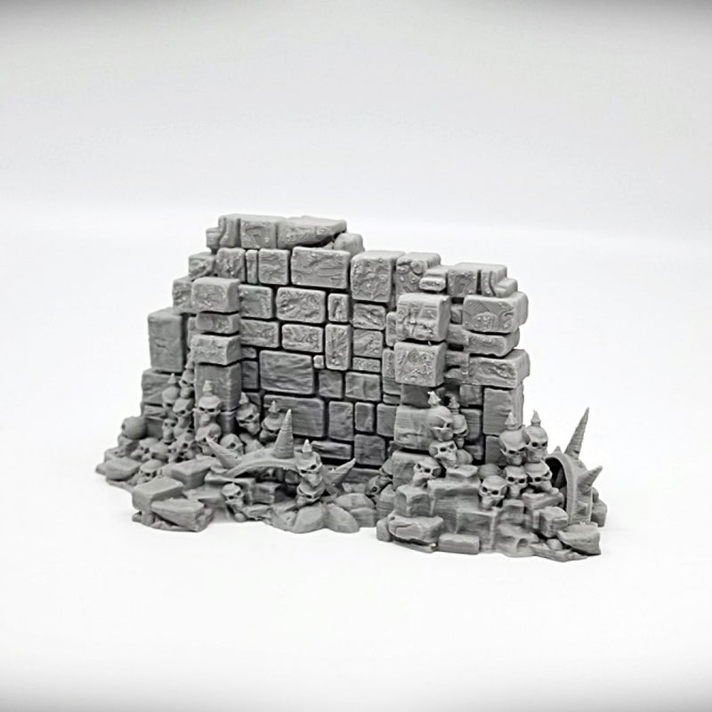 Basic Wall B: Ancient Ruins GRIMDARK Terrain Set - Only-Games