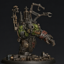Boss Skrapper Mekkanic Supa Skrapp Armor - Sci-Fi Orc Warlord Miniature | Scrap-Tech| Original Wargaming 40mm base