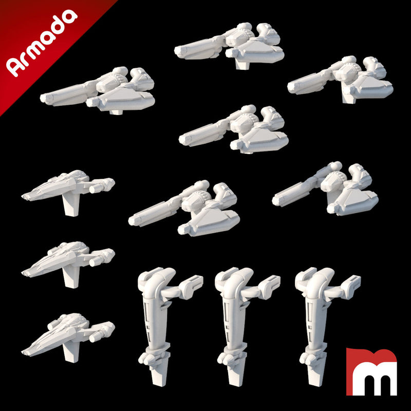 (Armada) KOTOR Starfighter Set I - Only-Games
