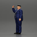 Fat Business Man Writing on White Board - Only-Games