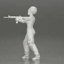 Armed black girl going to shoot a gun in bra - Only-Games