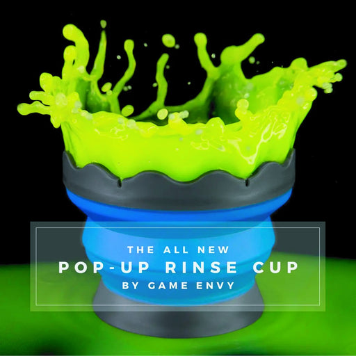 Pop-Up Rinse Cup - Blue - Only-Games