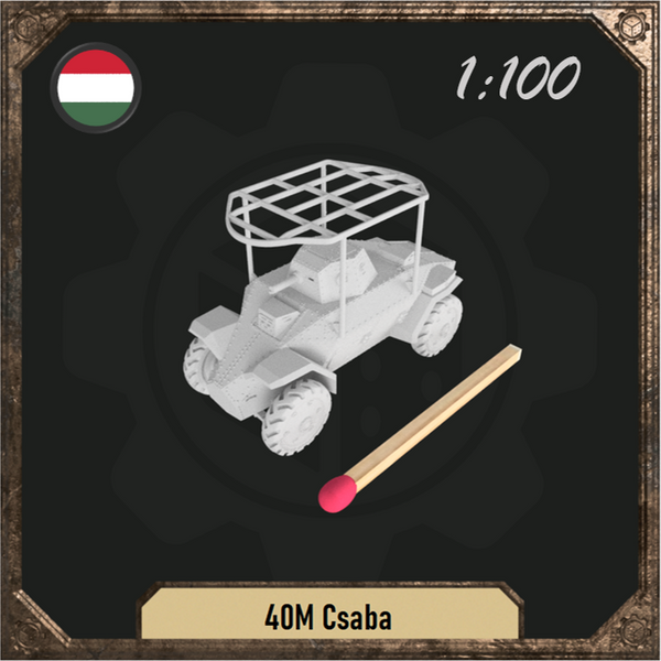 1/100 40M Csaba armoured car