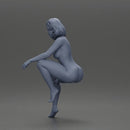 Naked girl sitting on a car - Only-Games