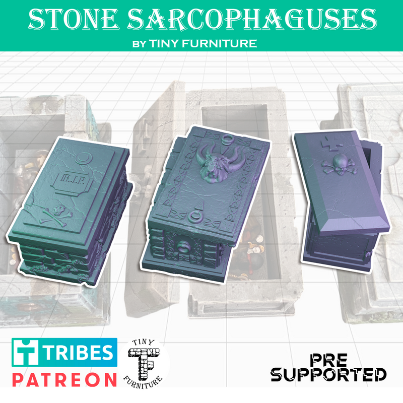 Stone sarcophaguses