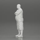 Fat Gangster standing and folding one's arms - Only-Games