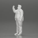 Fat Business Man Writing on White Board - Only-Games