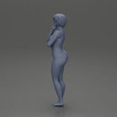 Naked girl with short hair posing - Only-Games