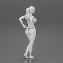 Fit hot woman in bikini taking off swimsuit panties on the beach - Only-Games