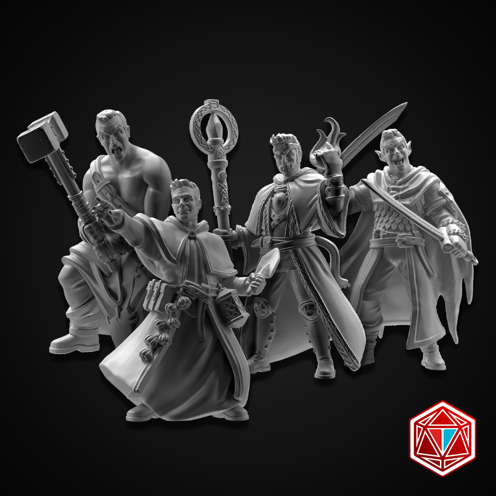 Adventures of Azerim Bundle - Unpainted - VLDL - Miniatures by