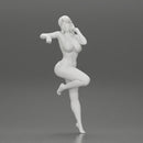 Sexy girl in bikini Leaning Against car - Only-Games