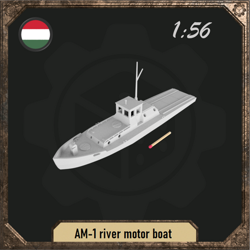 1/56 AM-1 river motor boat - Only-Games